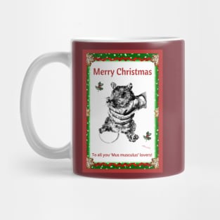 Mouse xmas card Mug